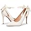PiePieBuy Women Pointed Toe High Heels | Ankle Strap D’Orsay Pumps Bow Design Wedding Dress Sandals | Elegant Party Wear Shoes in Pakistan | ShehniStyle