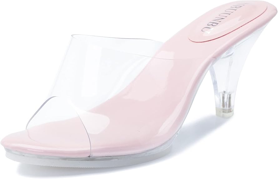 Silver Clear Strap Stiletto Heels for Women in Pakistan | Transparent Open Toe Party Sandals | ShehniStyle