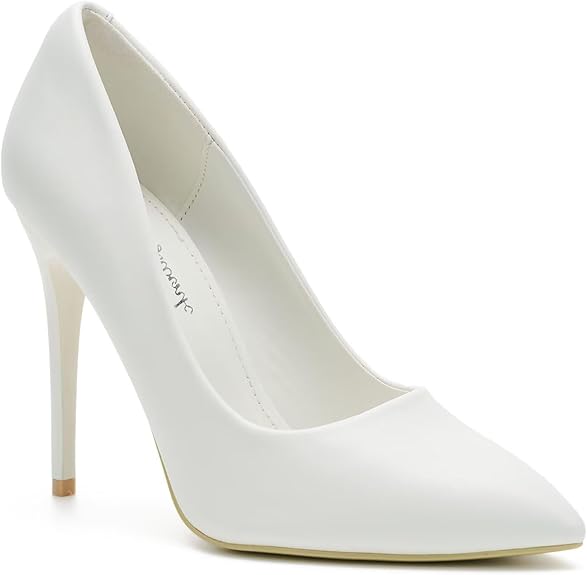 Womens High Heels 4 Inch Closed Pointed Toe Pumps Stiletto Heels for Women Dress Sexy Wedding Pumps