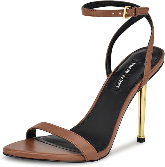 Nine West Women Reina Heeled Sandal | Elegant Block Heel Dress Sandals | Stylish Party & Formal Wear Shoes for Women in Pakistan | ShehniStyle