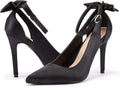 PiePieBuy Women Pointed Toe High Heels | Ankle Strap D’Orsay Pumps Bow Design Wedding Dress Sandals | Elegant Party Wear Shoes in Pakistan | ShehniStyle