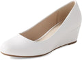 Women Wedge Heels Closed Toe | Low Heel Comfortable Pumps | ShehniStyle