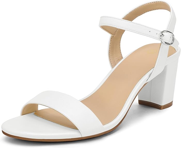 Open Toe Ankle Strap Block Heel Sandals for Women in Pakistan | Low Chunky Heels | ShehniStyle