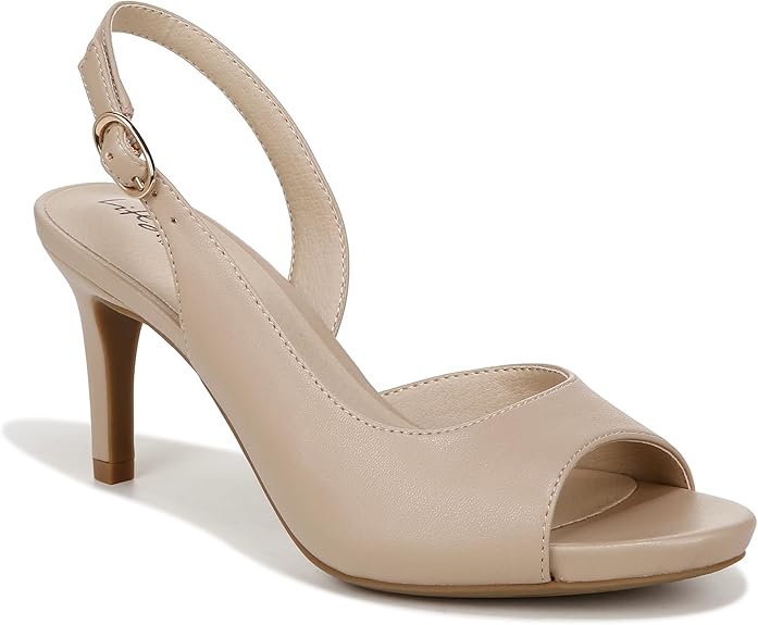 LifeStride Women's Teller 2 Slingback Peep Toe Pumps