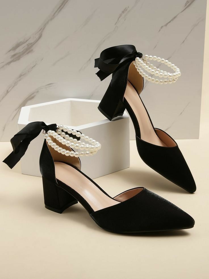 Black Party Wear Sandals for Women in Pakistan | Stylish Heels Sandals | ShehniStyle