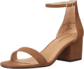 Amazon Essentials Women’s Two Strap Ankle Strap Block Heel Sandals | Comfortable Mid Heel Dress Sandals | Stylish Women Shoes in Pakistan | ShehniStyle