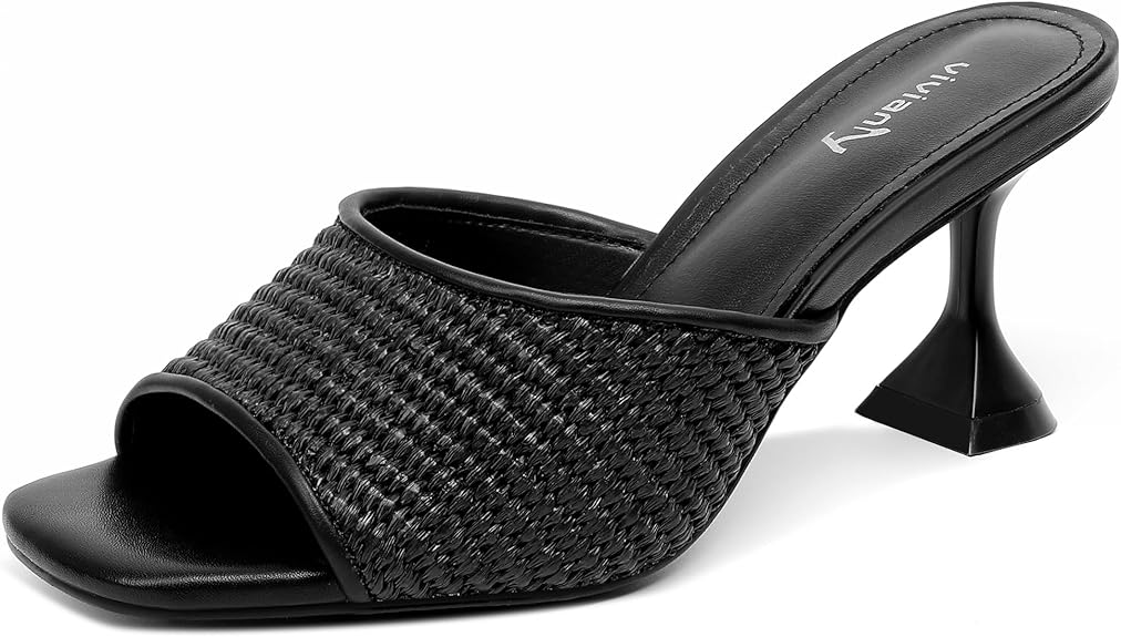 Clear Transparent Stiletto Heels for Women in Pakistan | Peep Toe Slip-On Mules | ShehniStyle