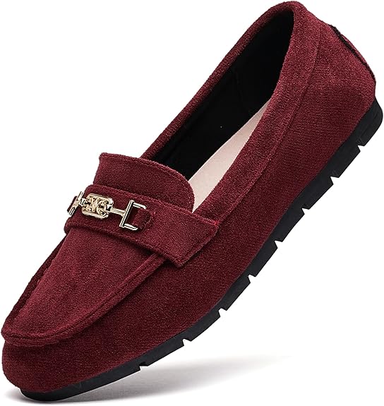 Elegant Women Loafer Flats | Comfortable Slip On Work Shoes | ShehniStyle