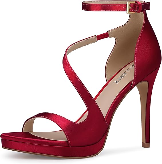 Stiletto High Heels for Women in Pakistan | Peep Toe Platform Party Sandals | ShehniStyle
