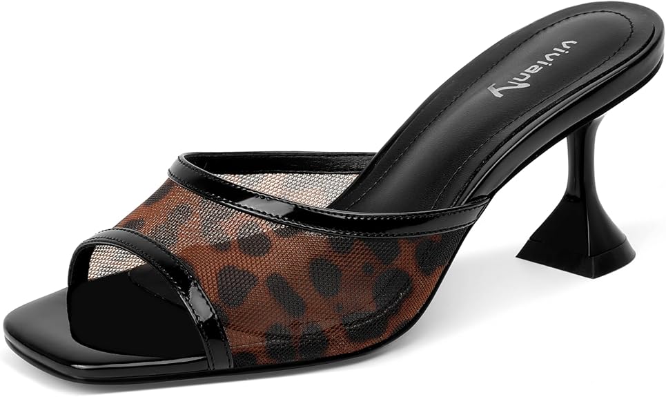 Clear Transparent Stiletto Heels for Women in Pakistan | Peep Toe Slip-On Mules | ShehniStyle